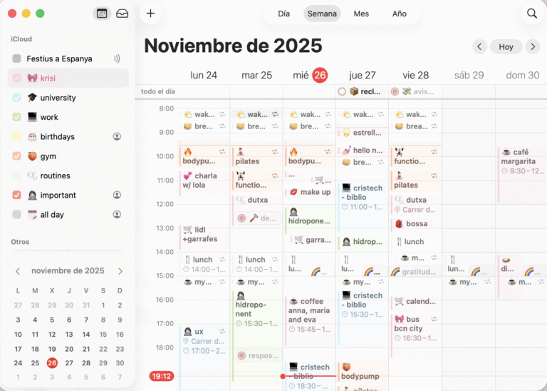 calendario ideal