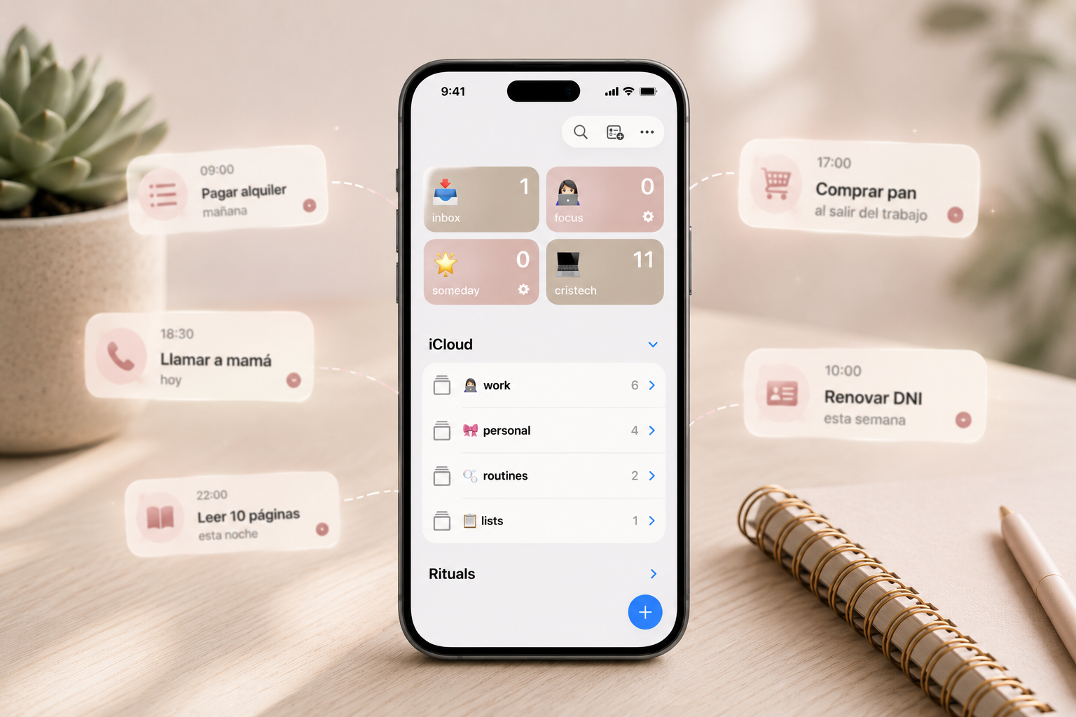 Cómo organizarte con Recordatorios del iPhone ✅